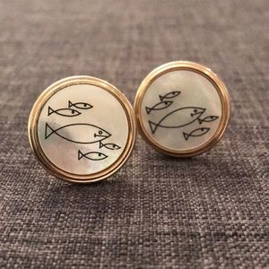 Vintage Fish Cuff Links